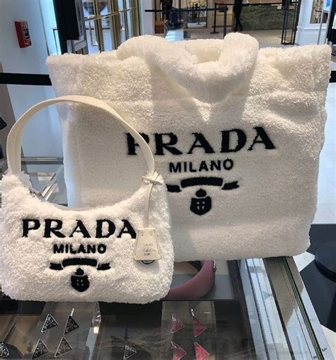 fluffy prada bag.